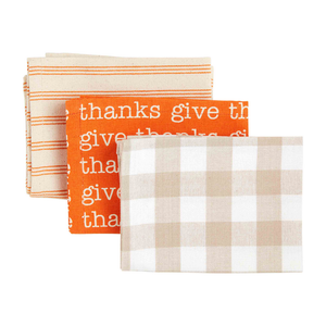 Fall Pumpkin Towel Bucket Set, 2 Styles