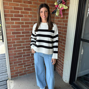 Indigo crop jean