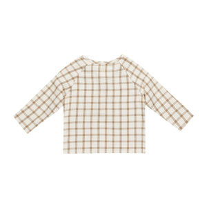 QM check cinnamon shirt