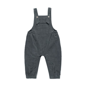 QM indigo cord overalls