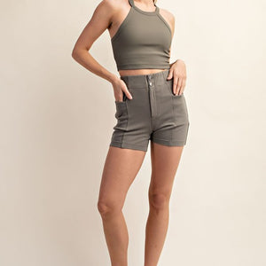 Cotton Stretch Twill Short Pant