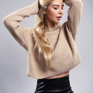 Mock Neck Pullover