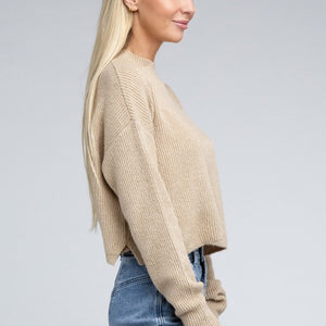 Mock Neck Pullover