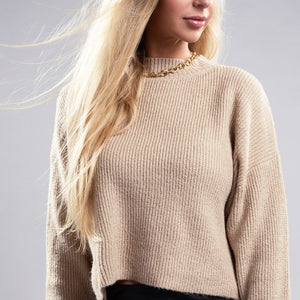 Mock Neck Pullover