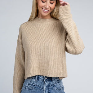 Mock Neck Pullover