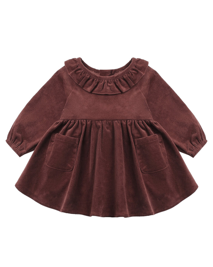 QM black cherry Simone dress