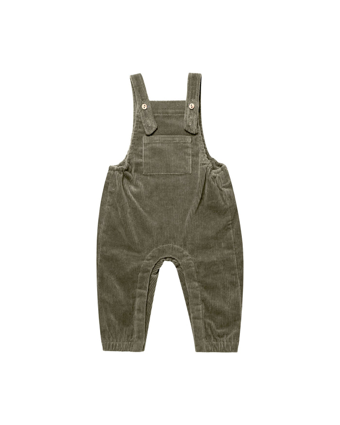 BABY BOY CORDUROY BABY OVERALLS || FOREST