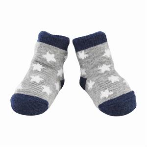 Grey star socks