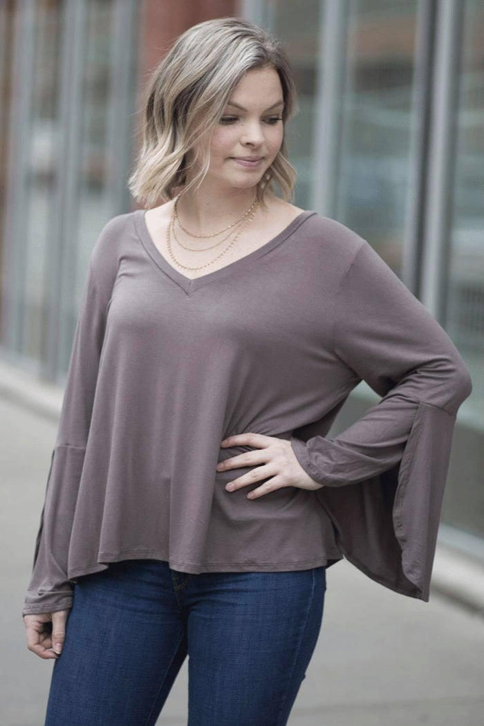 Tulip Sleeve Shirt - 3 Colors Available