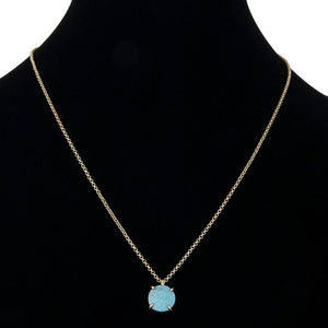 Stone Charm Necklace 4 colors