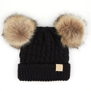 Kids Pom Beanie- 5 Colors Available