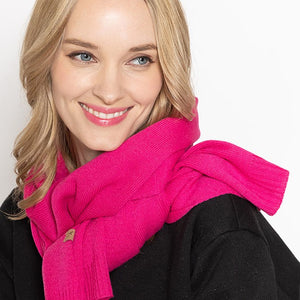 Cozy knit scarf
