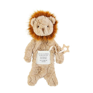 CUDDLER AND TEETHER, LION OR BEAR