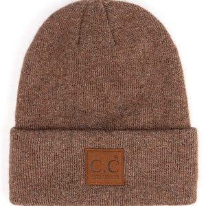 CC heather knit beanie
