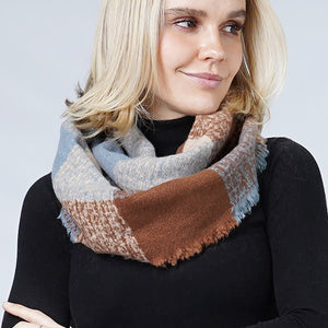 Check Pattern Infinity Scarf 3 colors