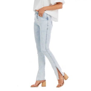 Blue Yorker Side Slit Jeans