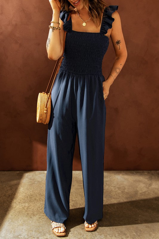 Navy jumpsuit