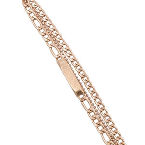 Metal Chain Bar Bracelet 2 COLORS