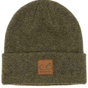 CC heather knit beanie